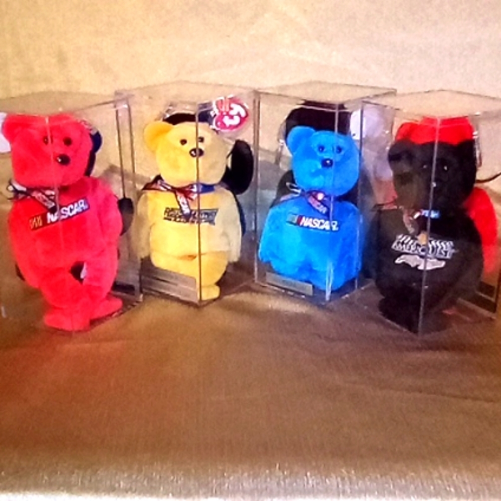 Beanie babies Nascar collection